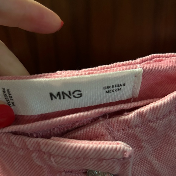 Mango Pink Mini Dress with Button Detail - Picture 5 of 6